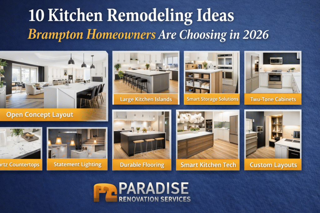 10 Kitchen Remodeling Ideas Brampton Homeowners Are Choosing in 2026