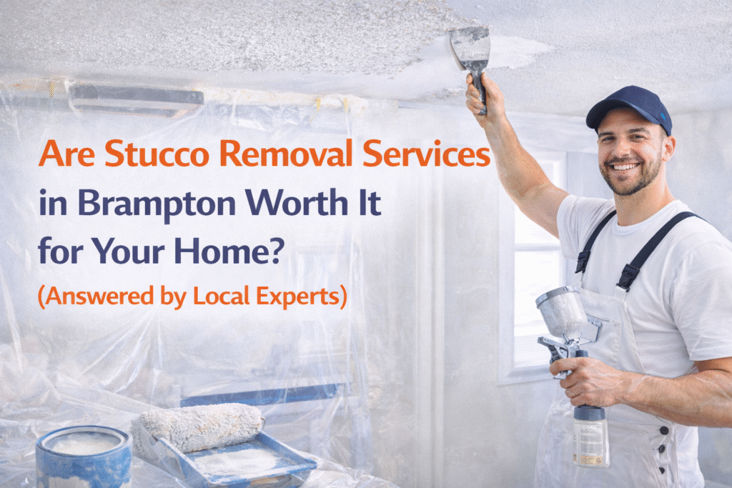 Are Stucco Removal Services in Brampton Worth It for Your Home