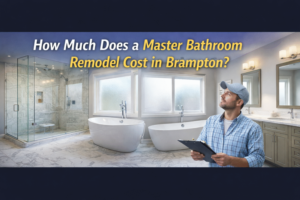 How Much Does a Master Bathroom Remodel Cost in Brampton