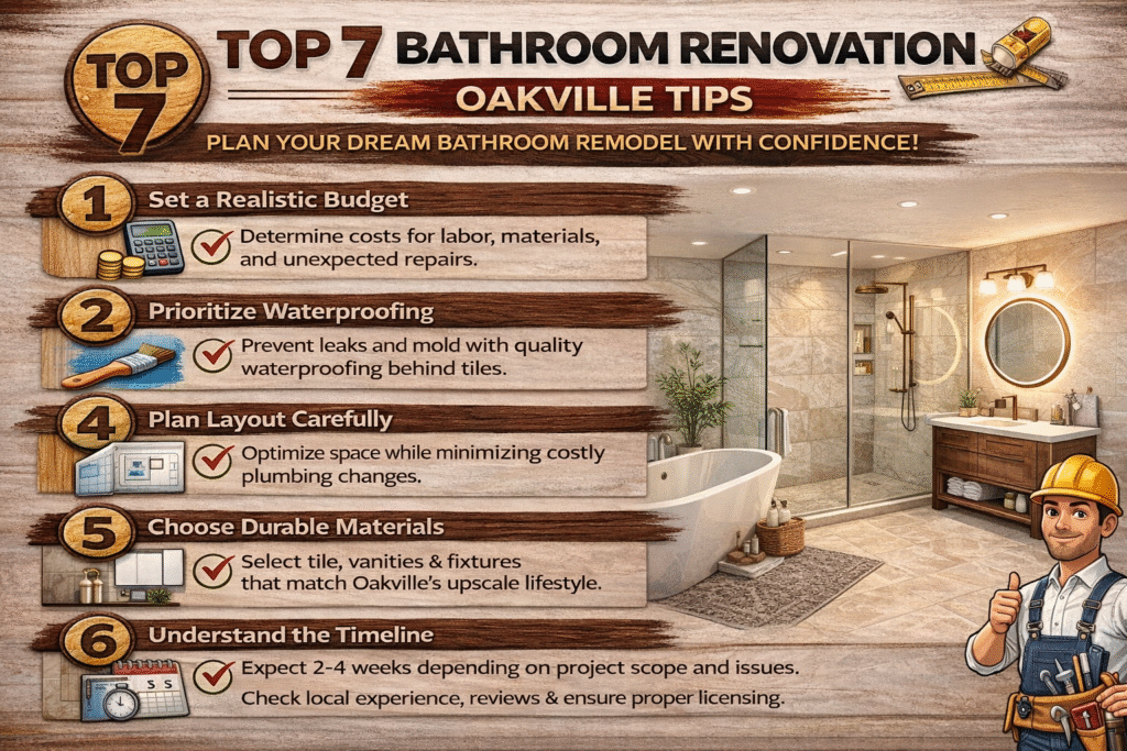 Things to Know Before Starting a Bathroom Renovation Oakville