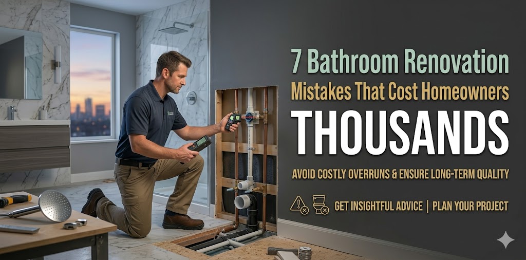 7 Bathroom Renovation Mistakes That Cost Homeowners Thousands