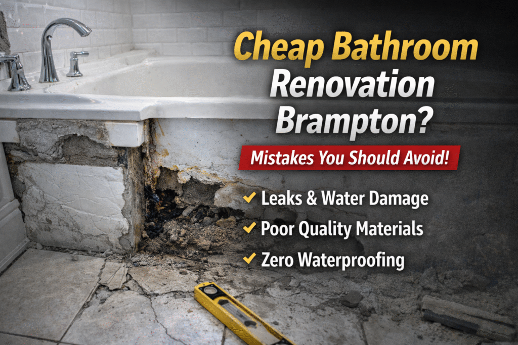 Cheap Bathroom Renovation Brampton Mistakes to Avoid