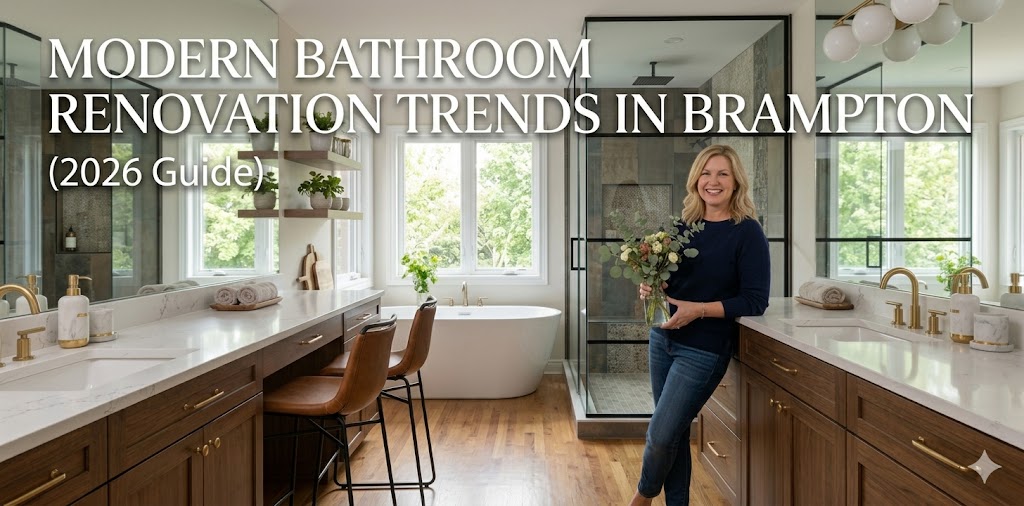 Modern Bathroom Renovation Trends in Brampton