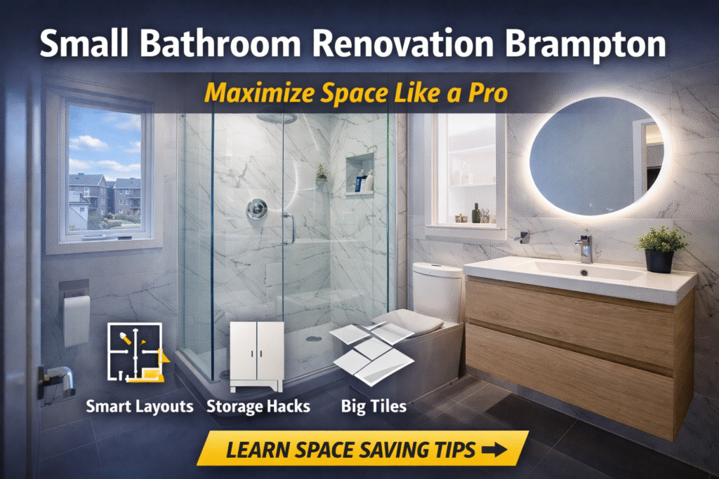 Small Bathroom Renovation Brampton