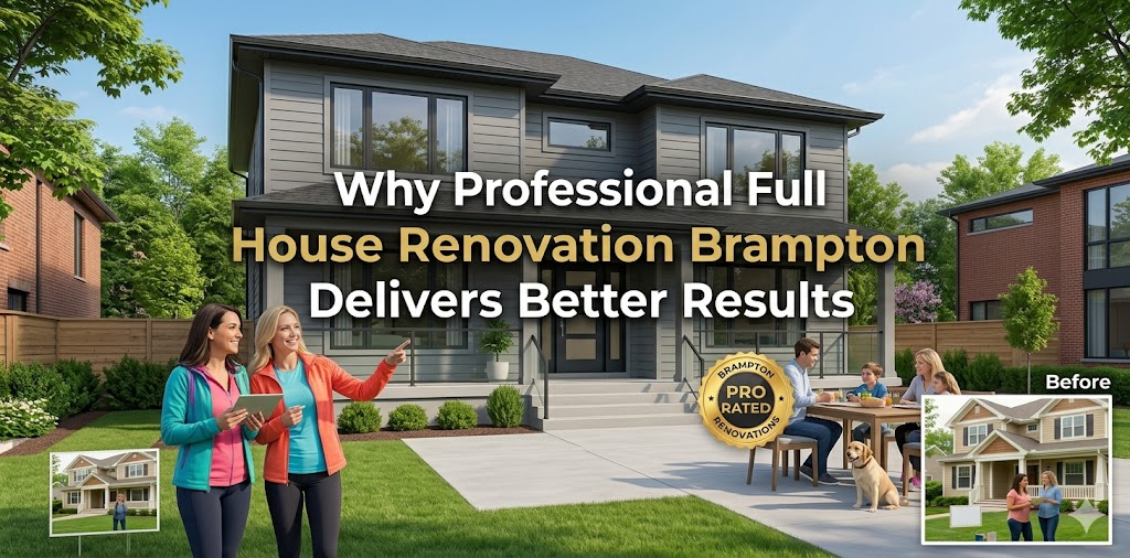 Why Professional Full House Renovation Brampton Delivers Better Results